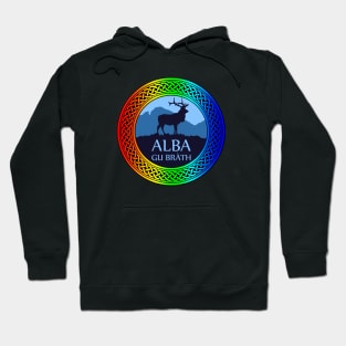 Alba Gu Brath Rainbow Knot Hoodie